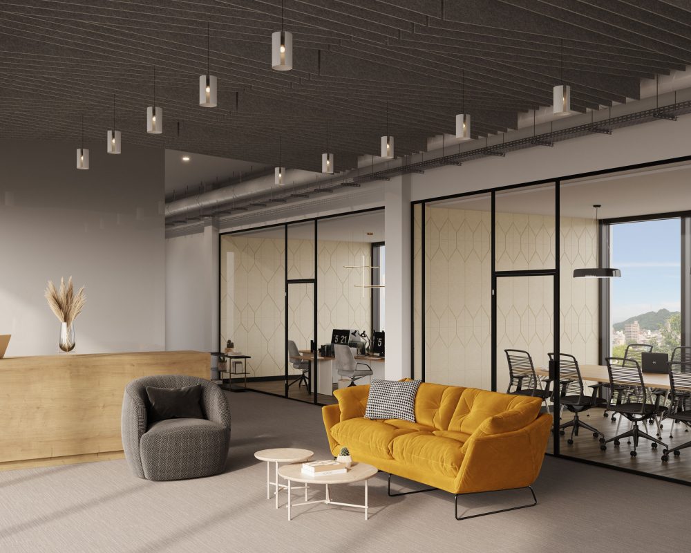 Wing Ceiling Baffles | Grey | Premier Collection