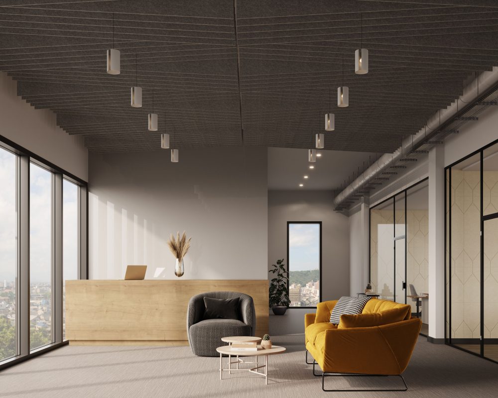 Wing Ceiling Baffles | Grey | Premier Collection