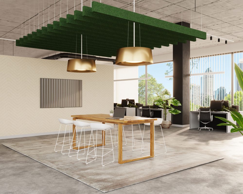 Truss Ceiling Baffles | Oregano | Premier Collection