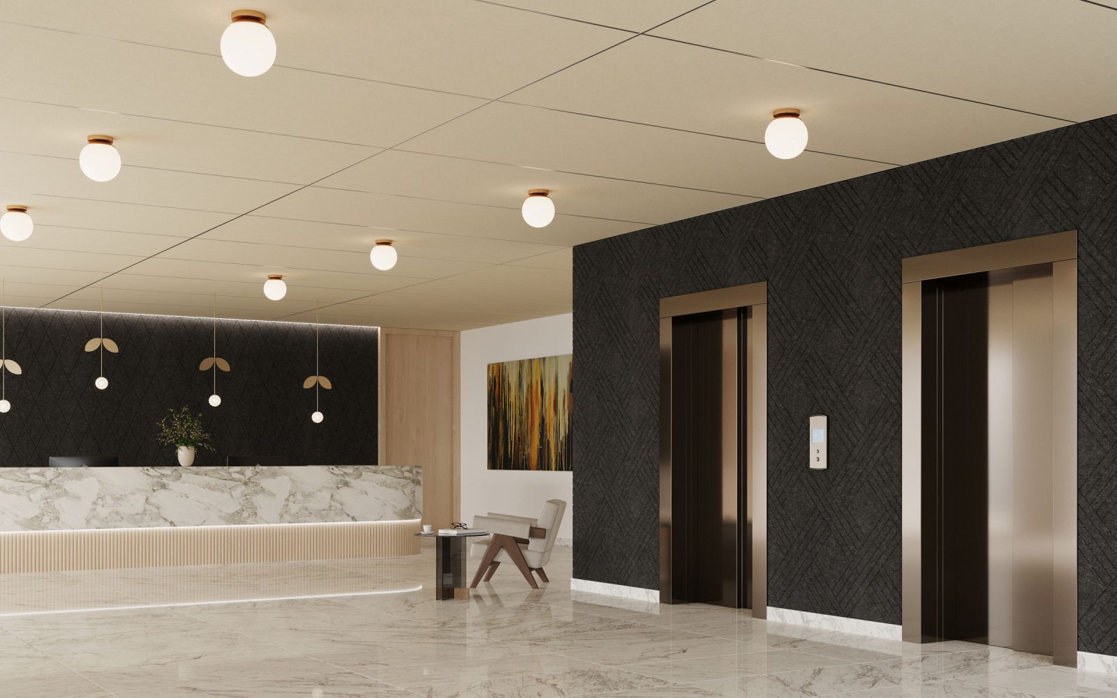 Solid Ceiling Panels | Pearl | Premier Collection