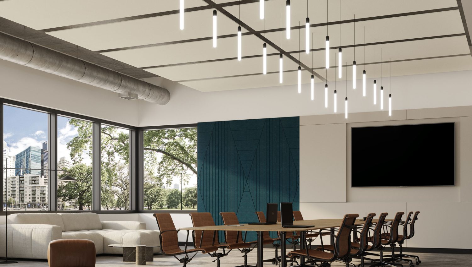 Rectangle Ceiling Clouds | White | Premier Collection