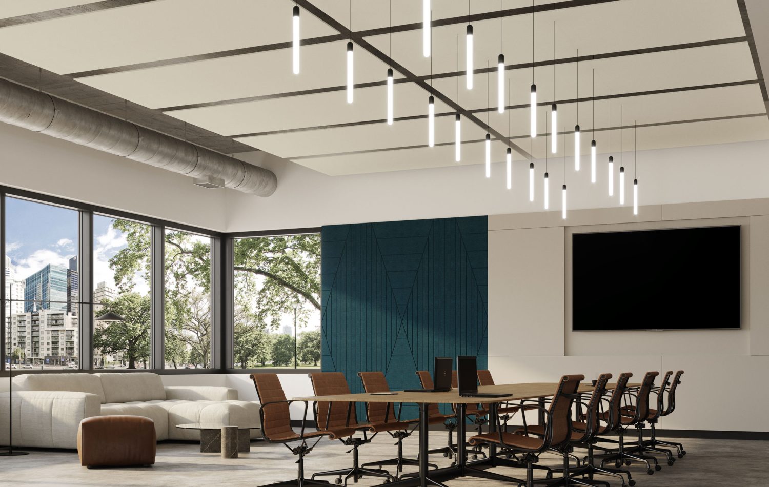 Rectangle Ceiling Clouds | White | Premier Collection