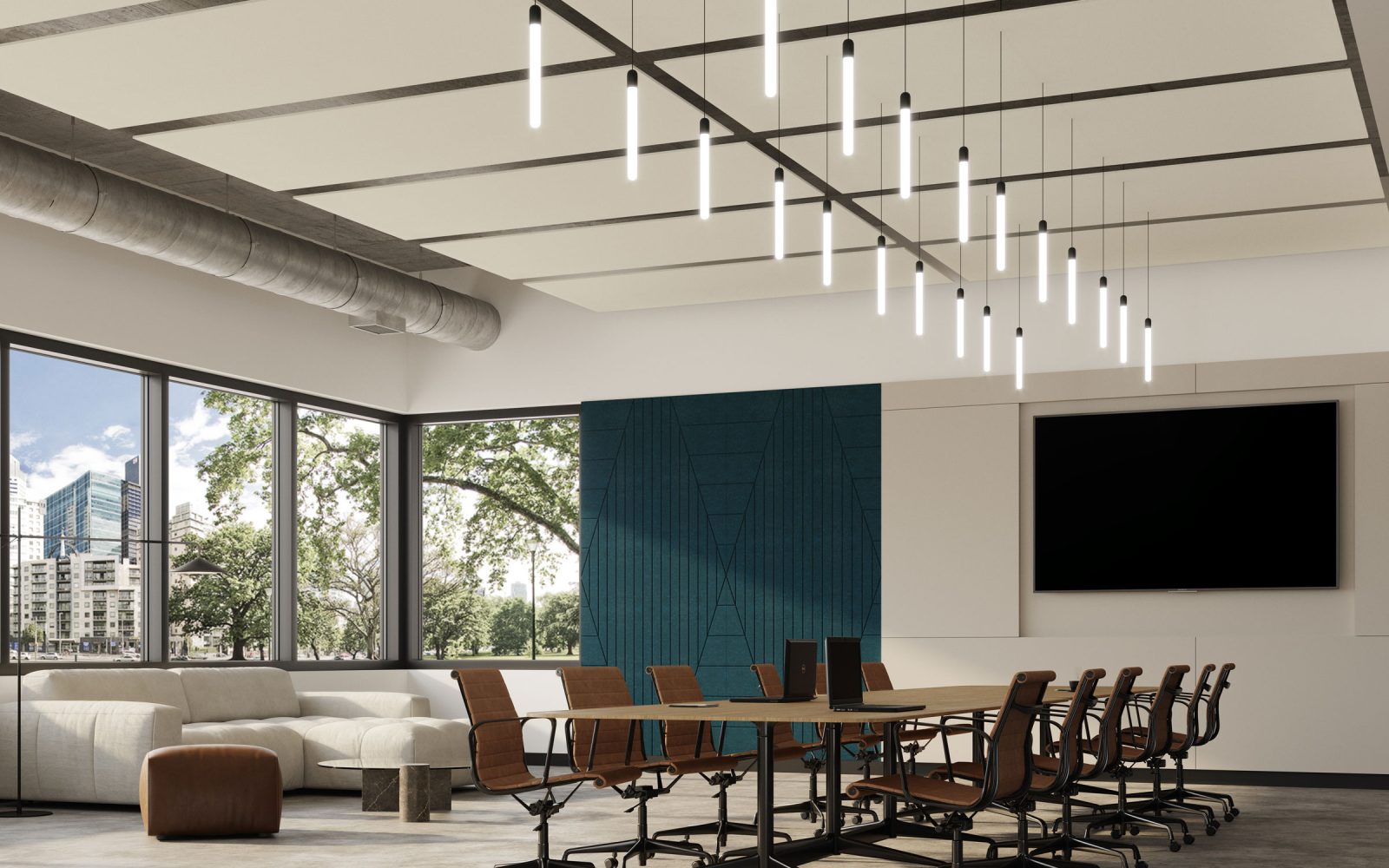 Rectangle Ceiling Clouds | White | Premier Collection