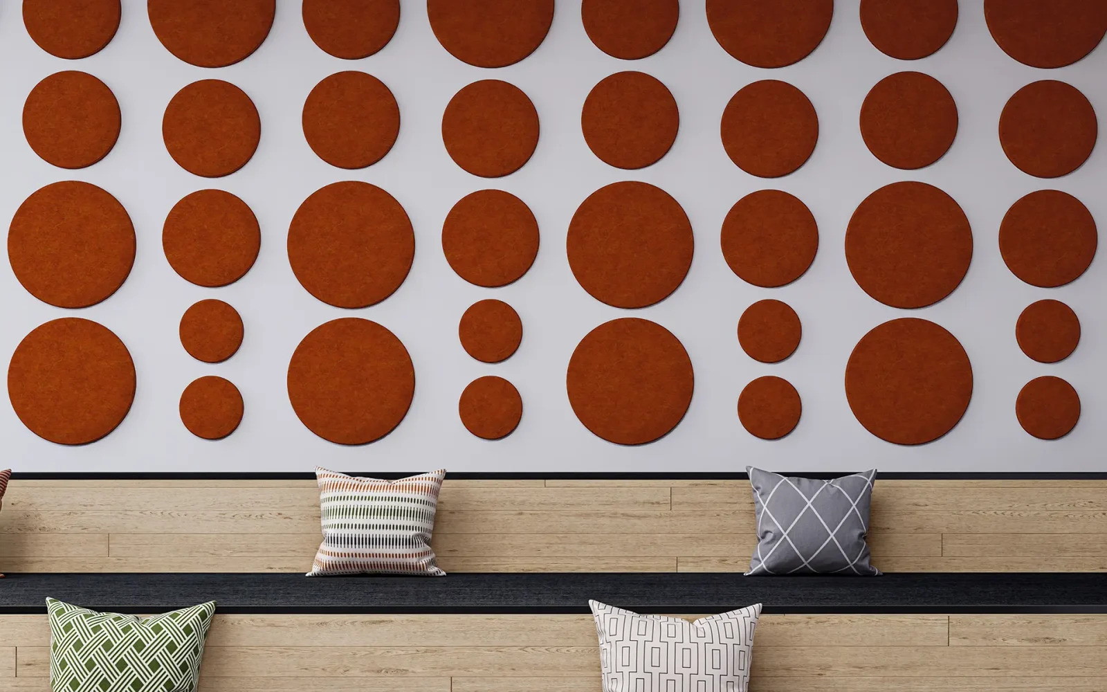 Shapes, Circle Wall Tiles | Currant | Premier Collection