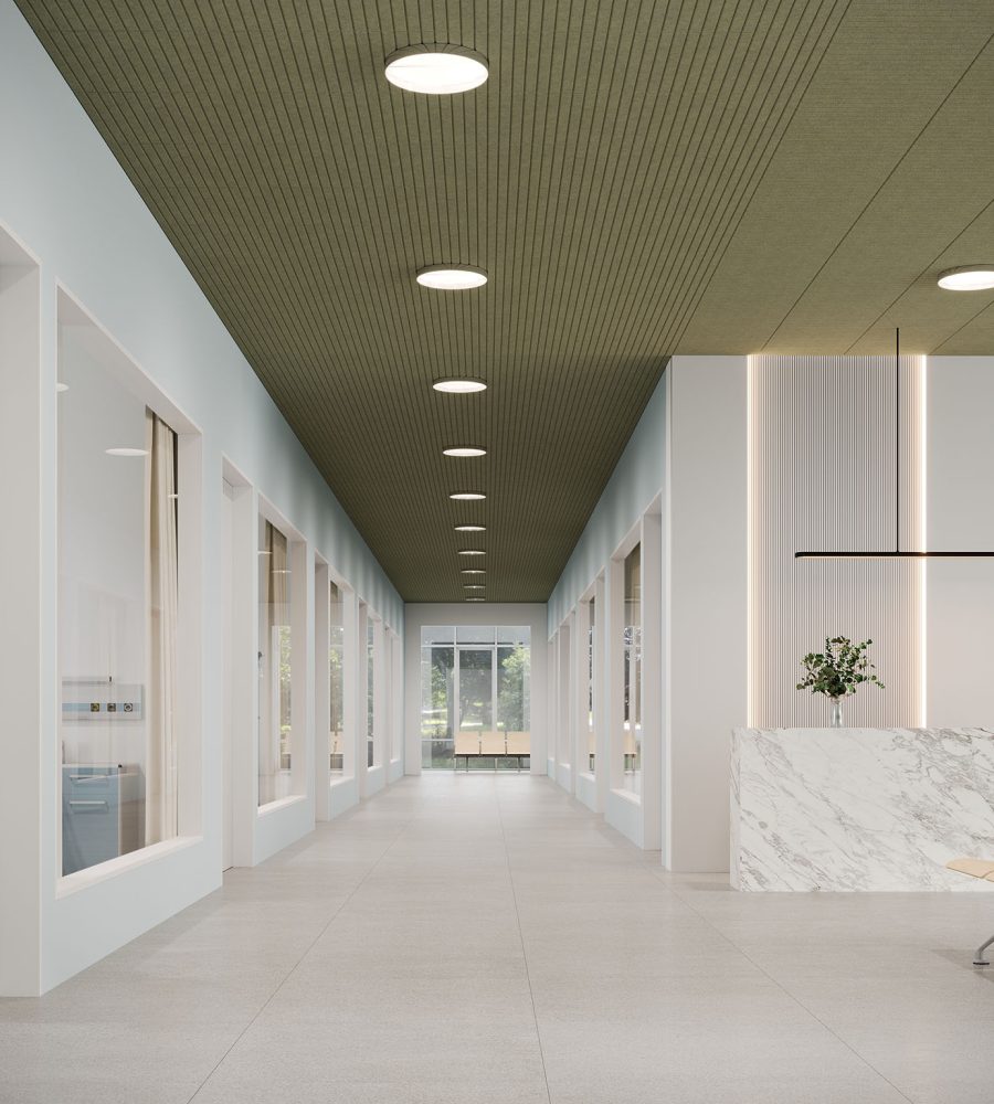 Fracture, Even Ceiling Panels | Pistachio | Premier Collection