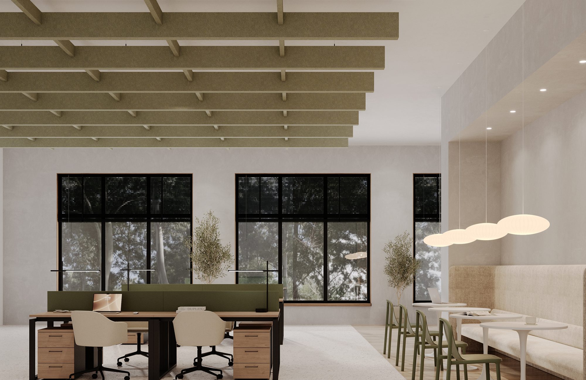 Framework Frameless Ceiling Grids | Pistachio | Premier Collection