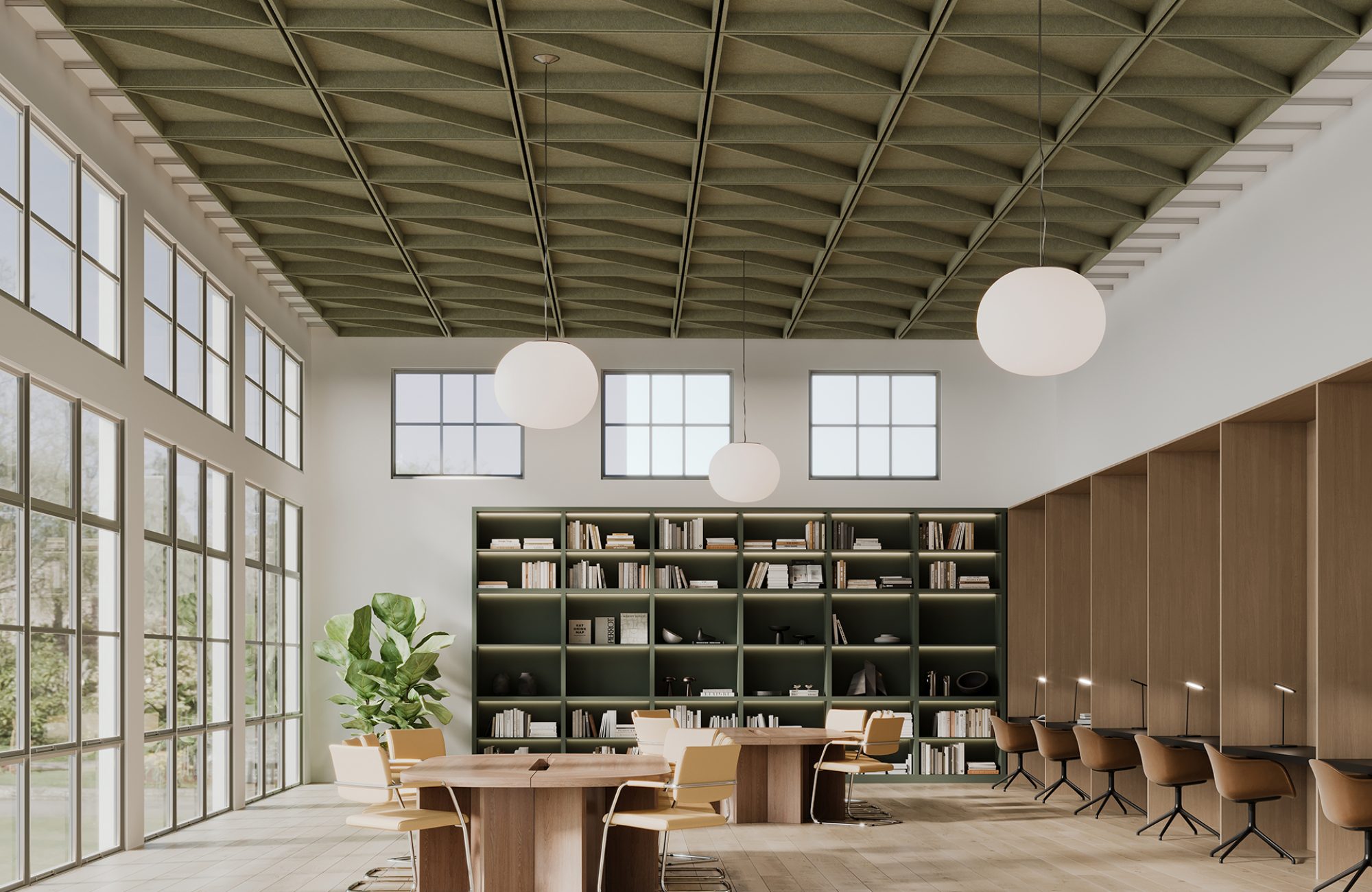 Recess, Cleft Ceiling Frame | Eucalyptus | Premier Collection