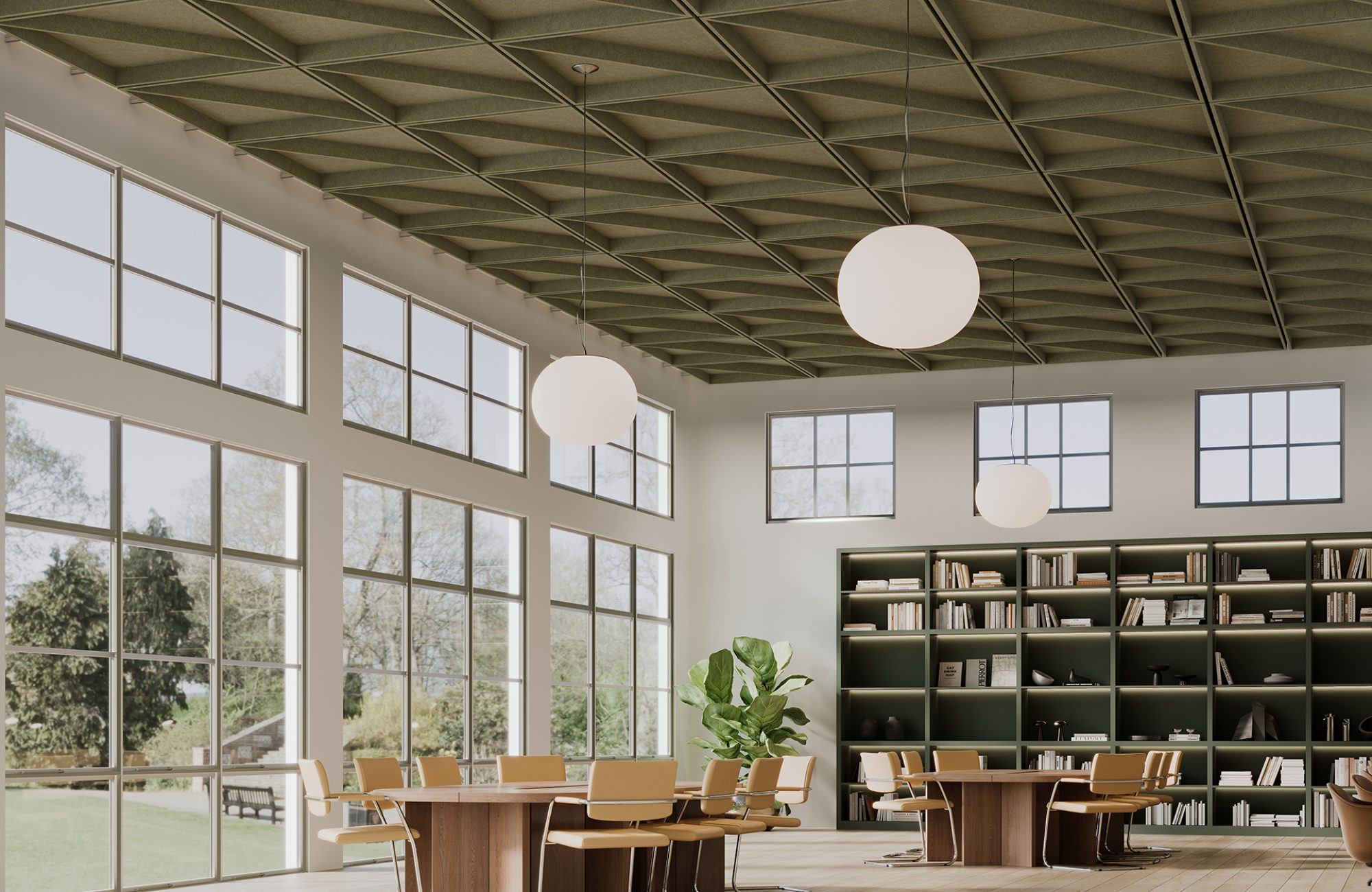 Recess, Cleft Ceiling Frame | Eucalyptus | Premier Collection