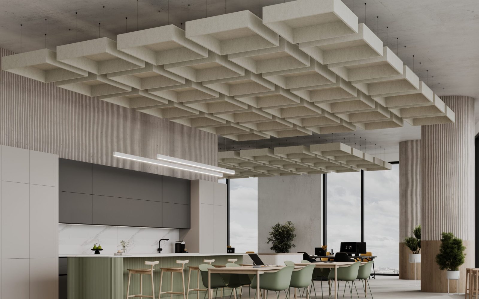 Pan Ceiling Clouds | Almond | Premier Collection