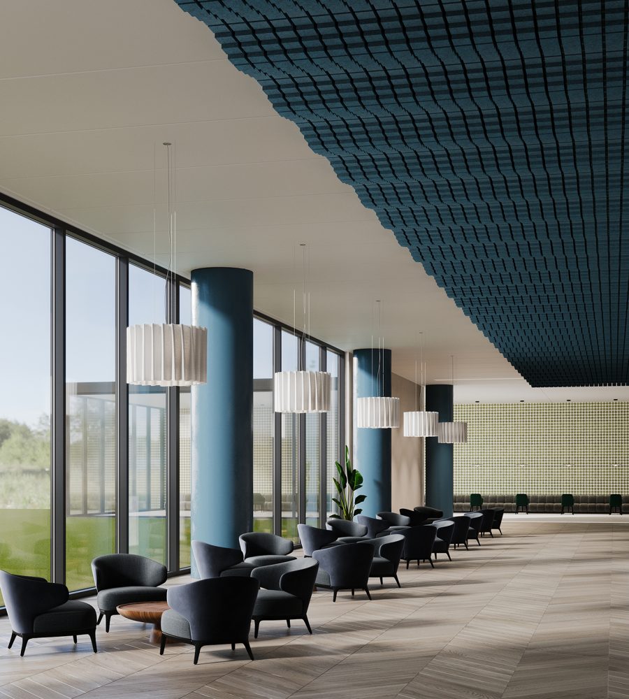 Vista, Box Ceiling Frame | Denim | Premier Collection