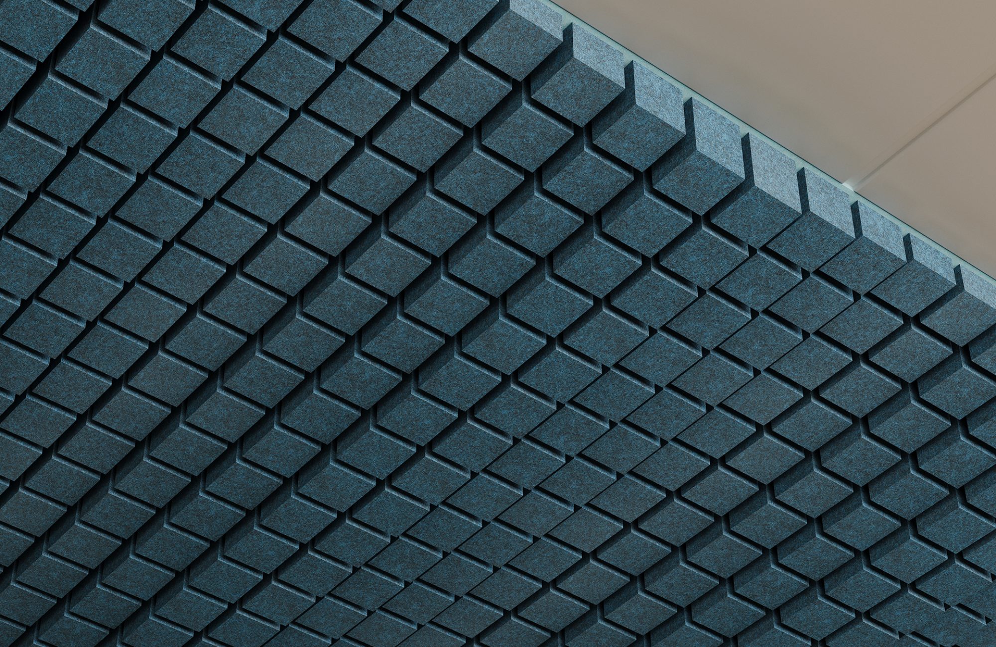Vista, Box Ceiling Frame | Denim | Premier Collection