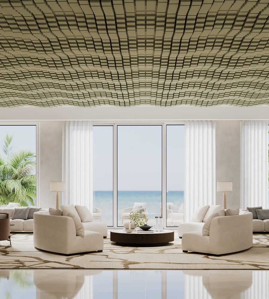 Vista, Oceanic Ceiling Frame | Celery | Premier Collection