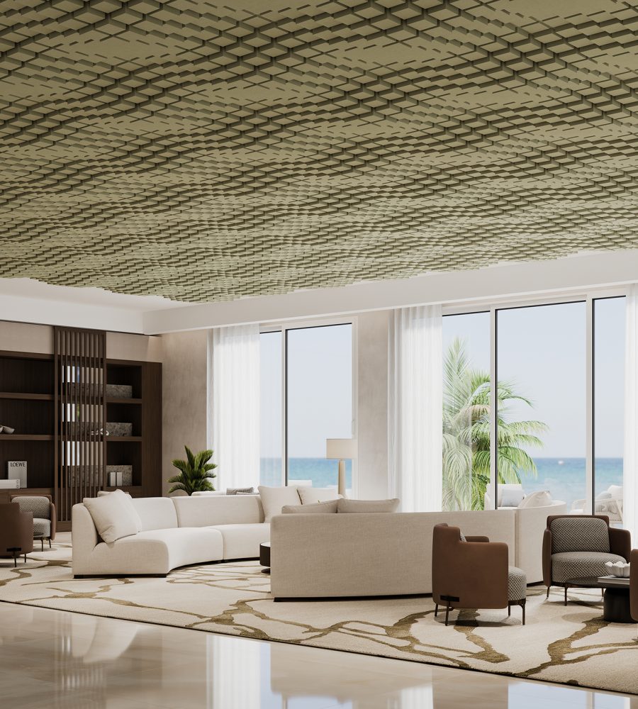 Vista, Oceanic Ceiling Frame | Celery | Premier Collection