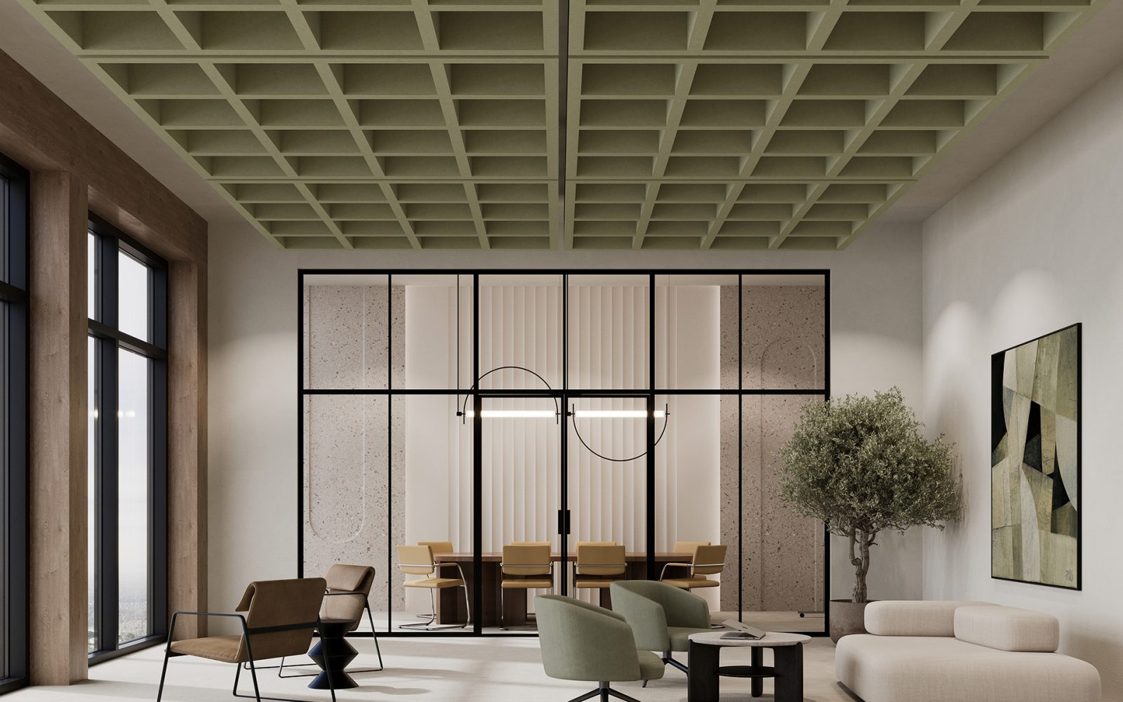 Framework Open Ceiling Grids | Celery | Premier Collection