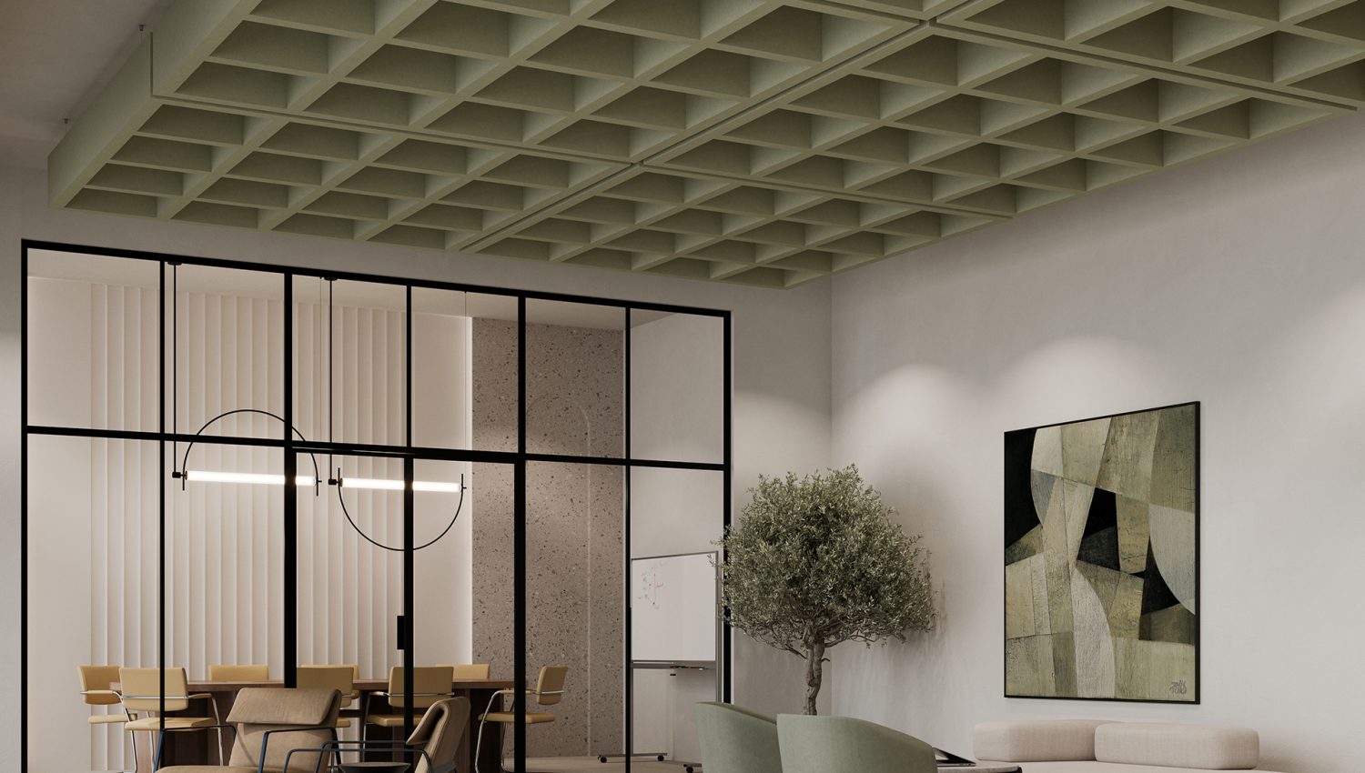 Framework Open Ceiling Grids | Premier Collection | Celery
