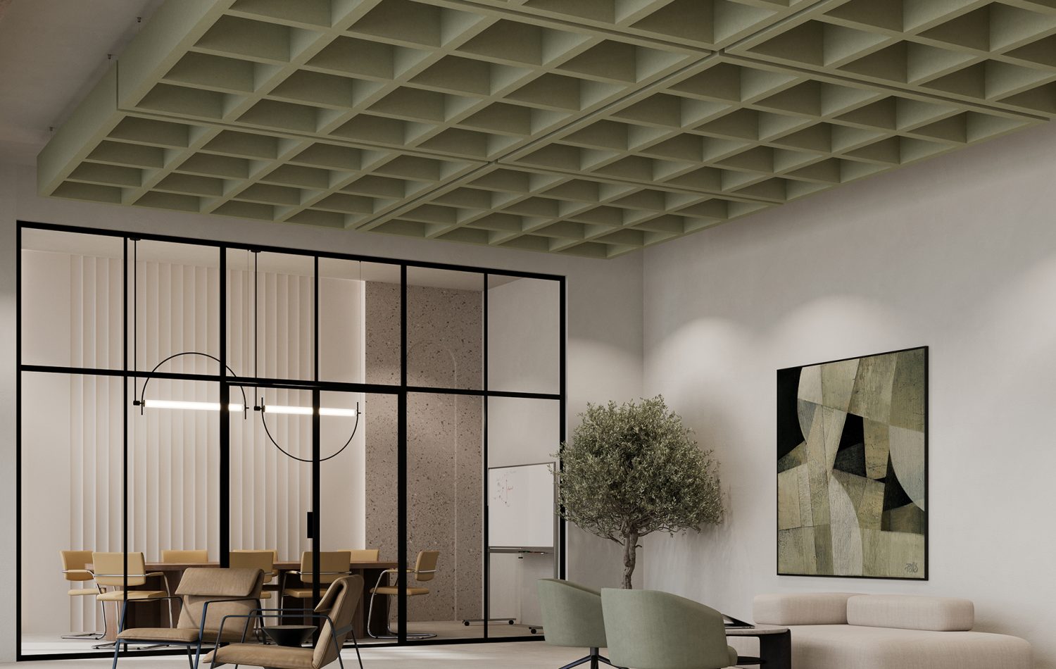 Framework Open Ceiling Grids | Premier Collection | Celery
