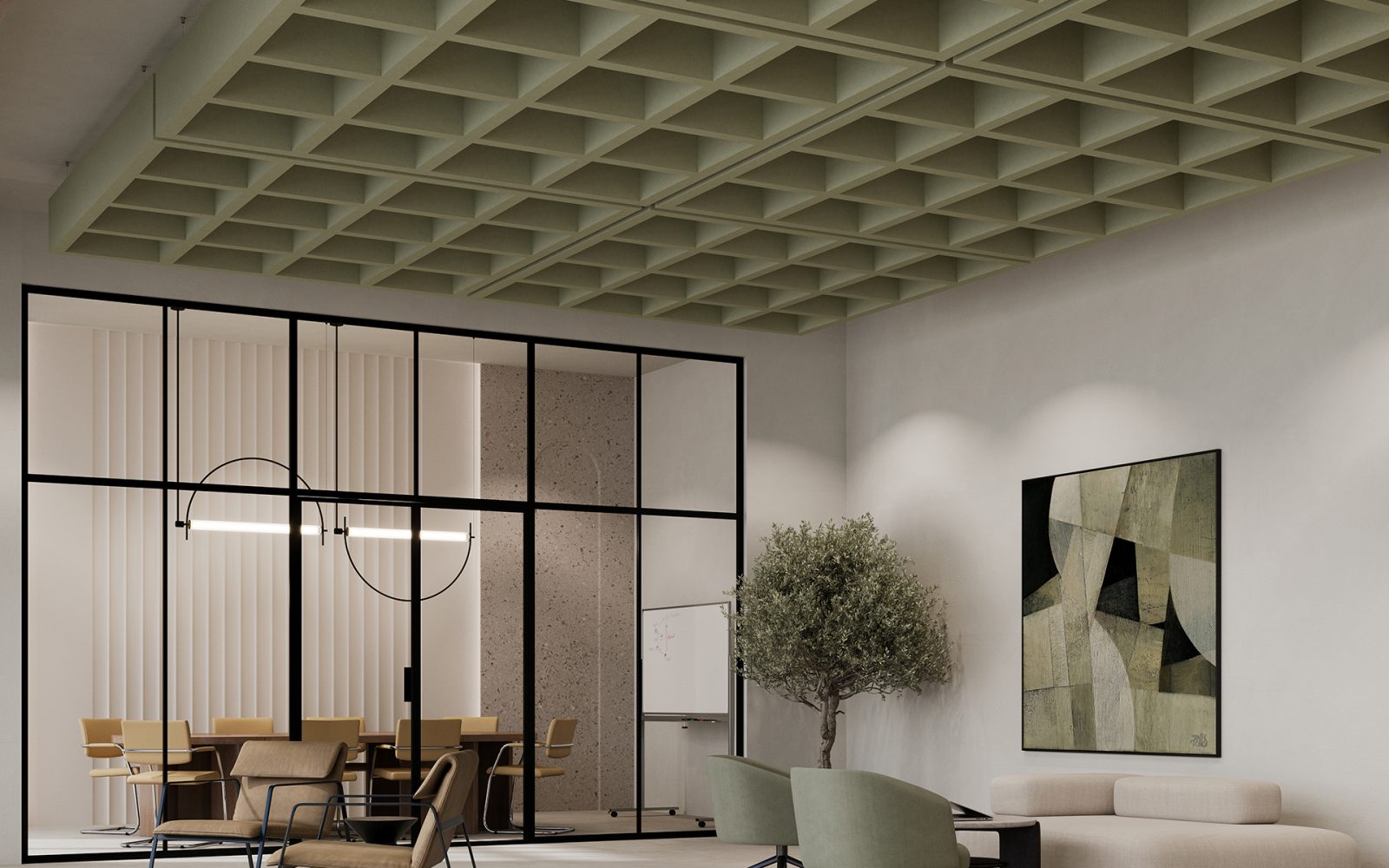 Framework Open Ceiling Grids | Celery | Premier Collection