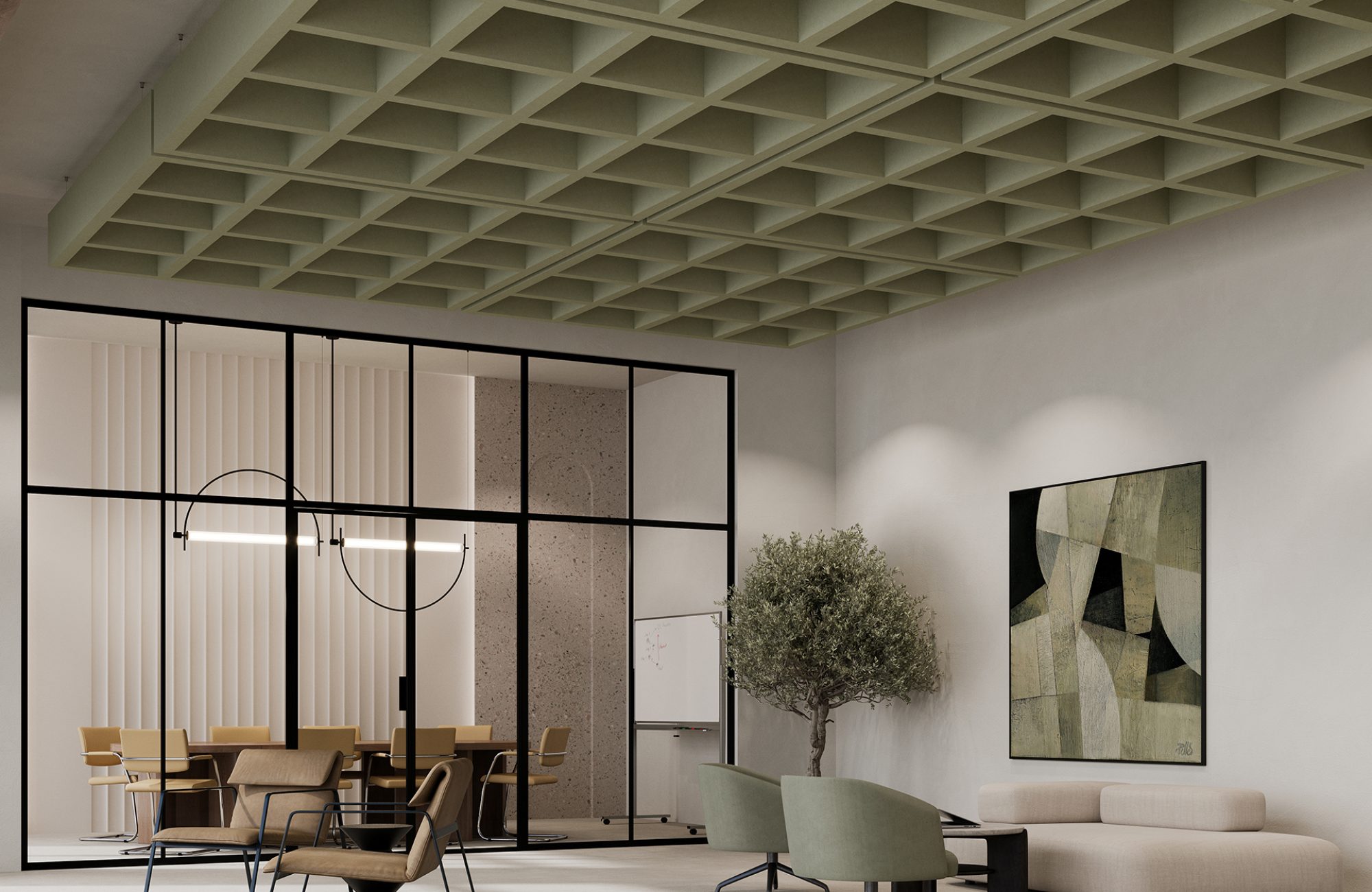 Framework Open Ceiling Grids | Celery | Premier Collection