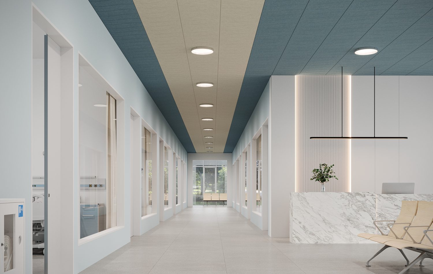 Fracture, Ornamental Ceiling Panels | Almond, Stonewash | Premier Collection