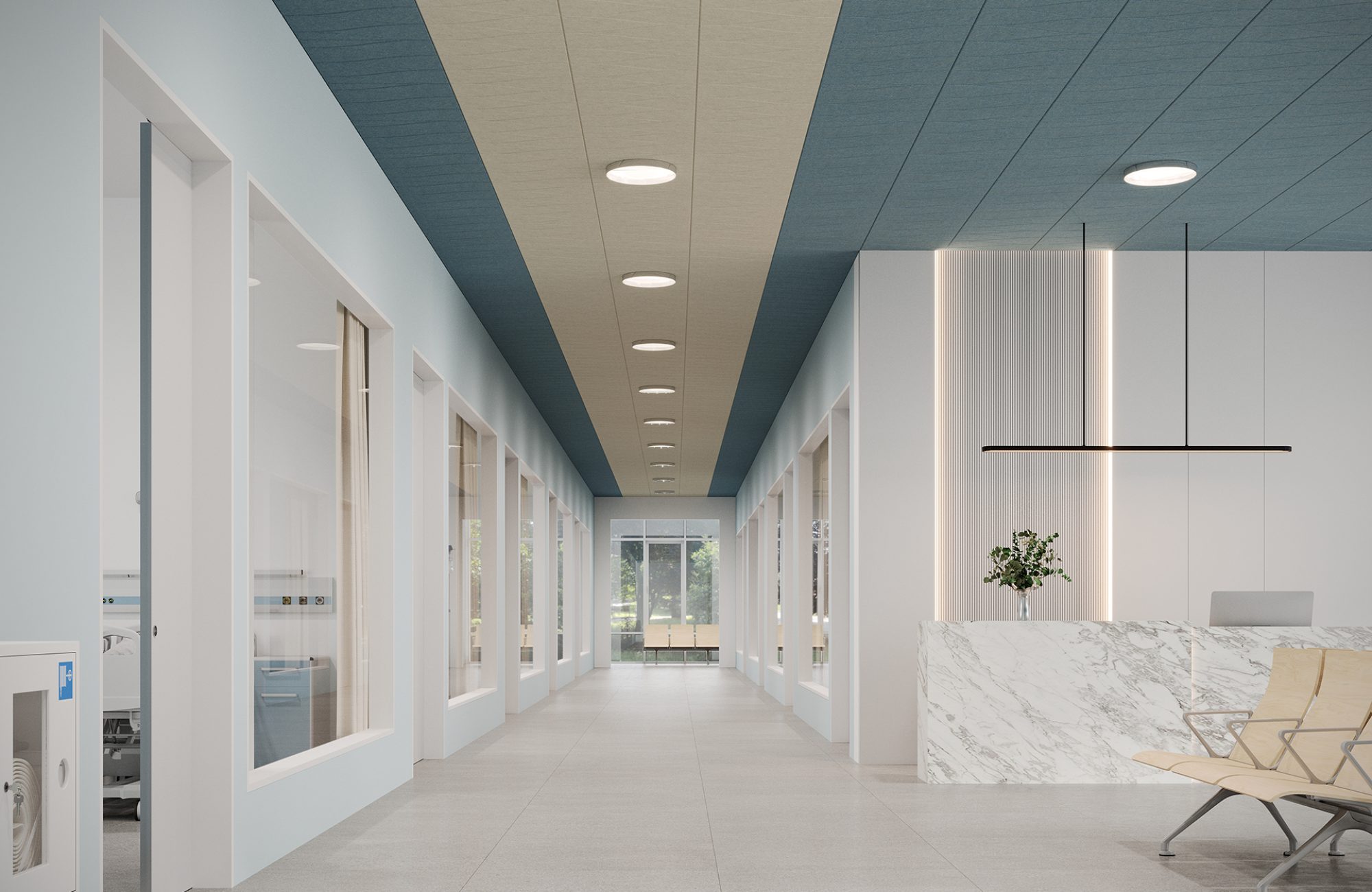 Fracture, Ornamental Ceiling Panels | Almond, Stonewash | Premier Collection