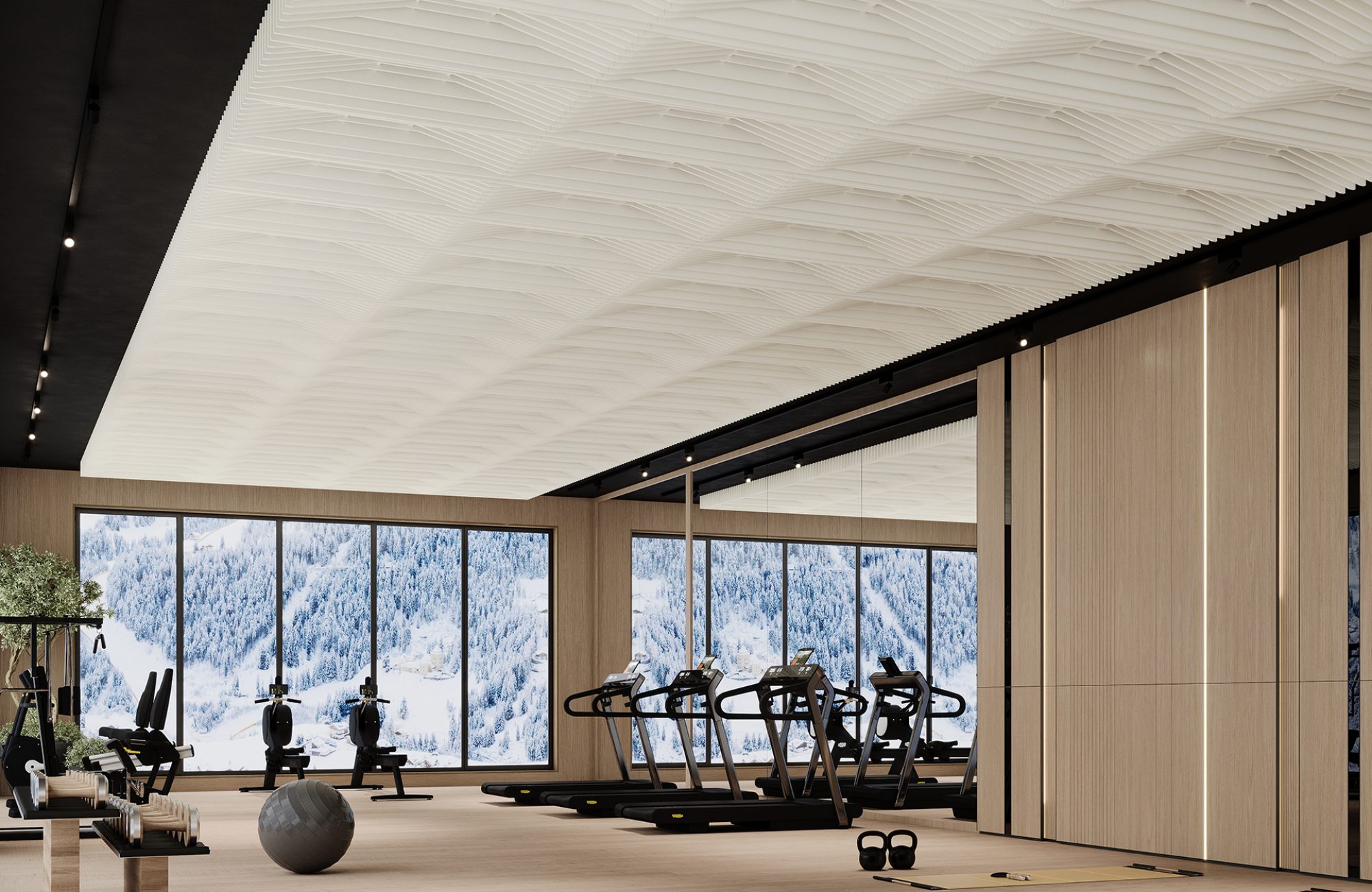 Rail, Platform Ceiling Frames | White | Premier Collection