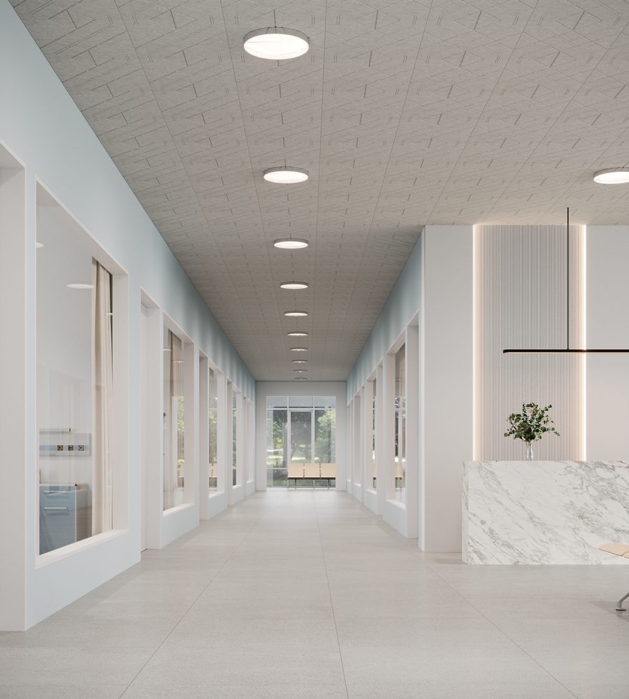 Fracture, Quilted Ceiling Panels | Platinum | Premier Collection