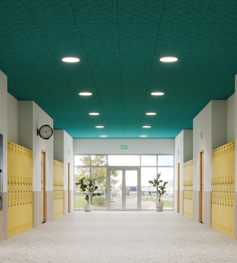 Fracture, Rays Ceiling Panels | Peacock | Premier Collection