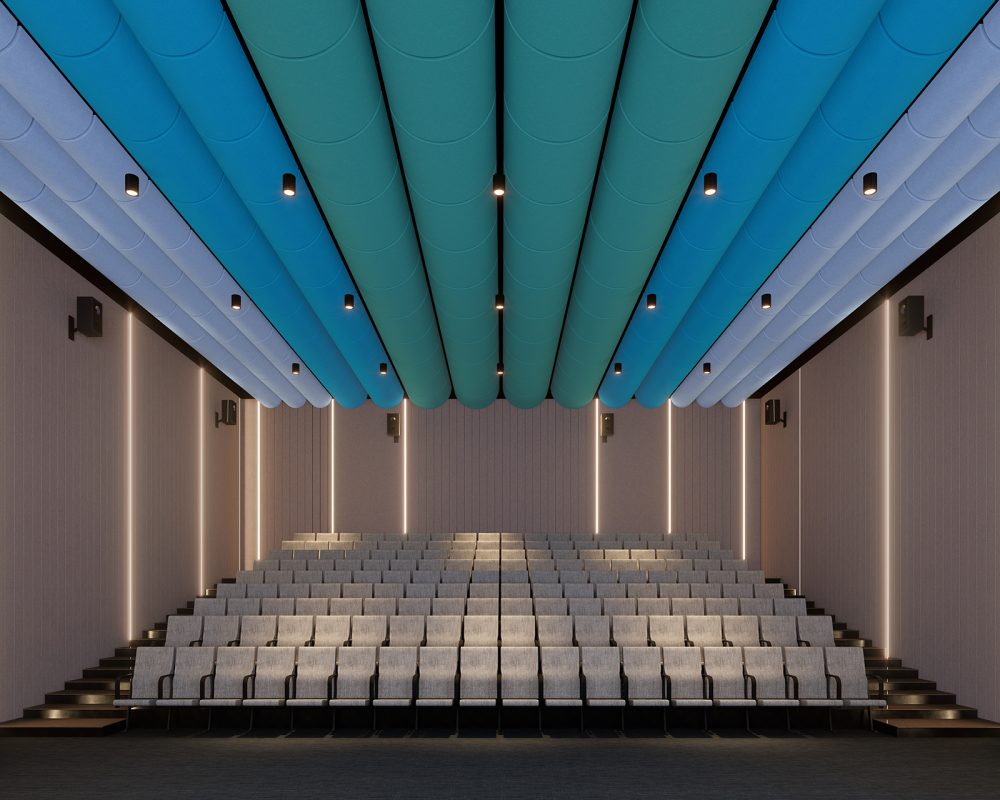 Swing Ceiling Clouds | Peacock, Azur, Periwinkle | Premier Collection