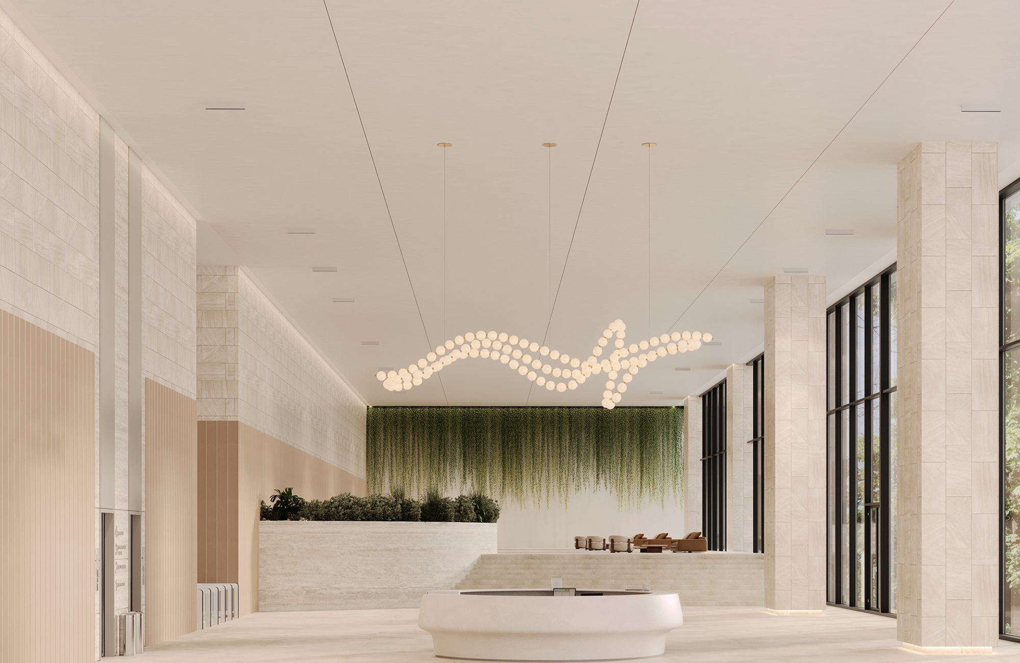 Spine Wall Panels, Bars B | Quartz, Pearl | Premier Collection