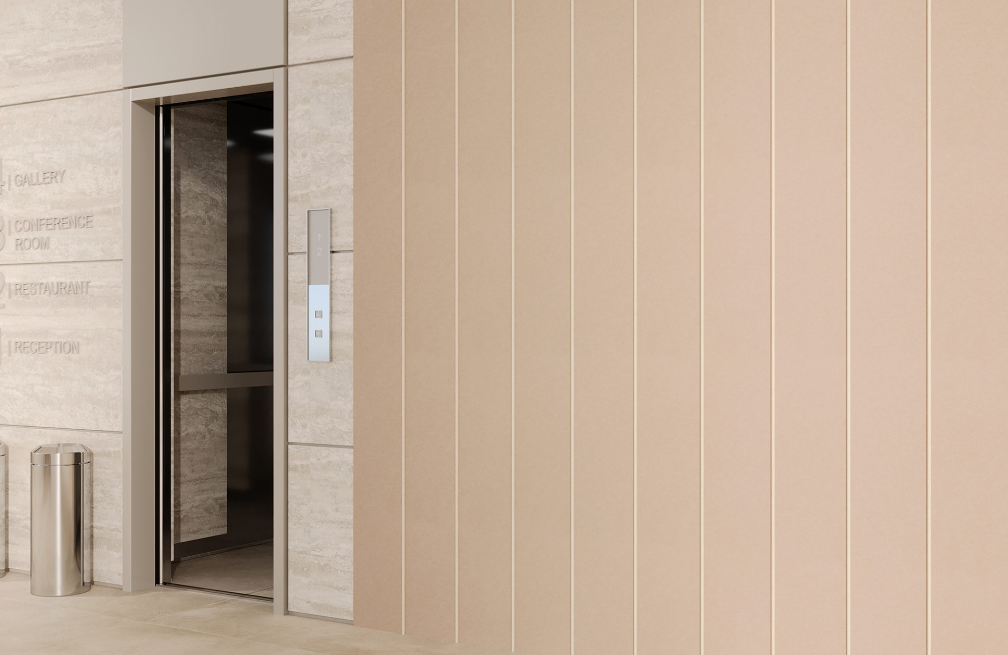 Spine Wall Panels, Bars B | Quartz, Pearl | Premier Collection