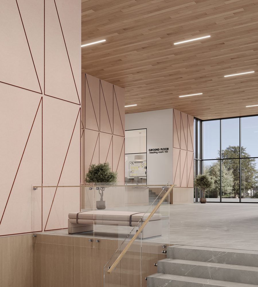 Spine Wall Panels, Cleave | Valentine, Peppercorn | Premier Collection