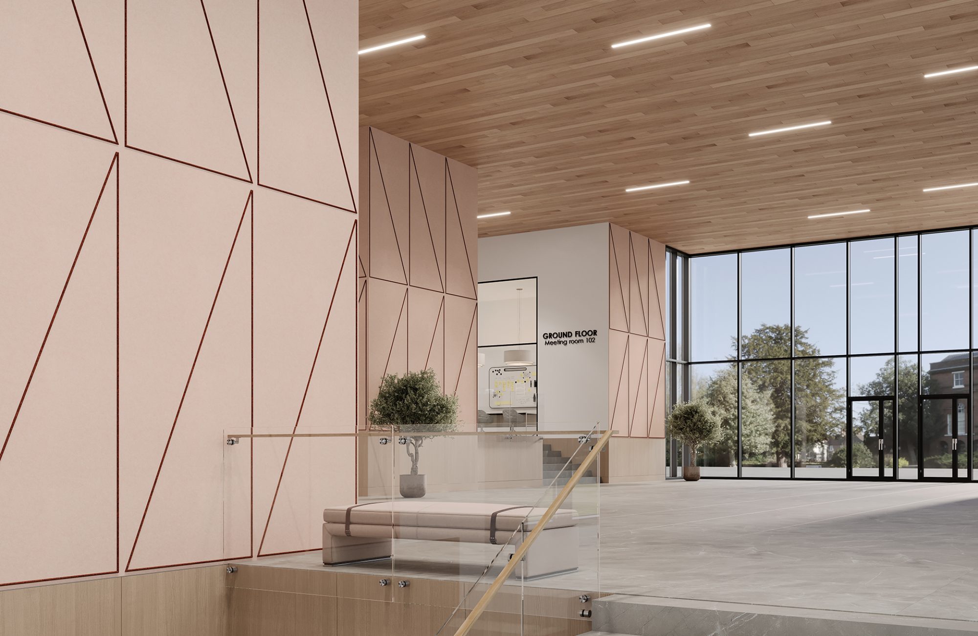 Spine Wall Panels, Cleave | Valentine, Peppercorn | Premier Collection