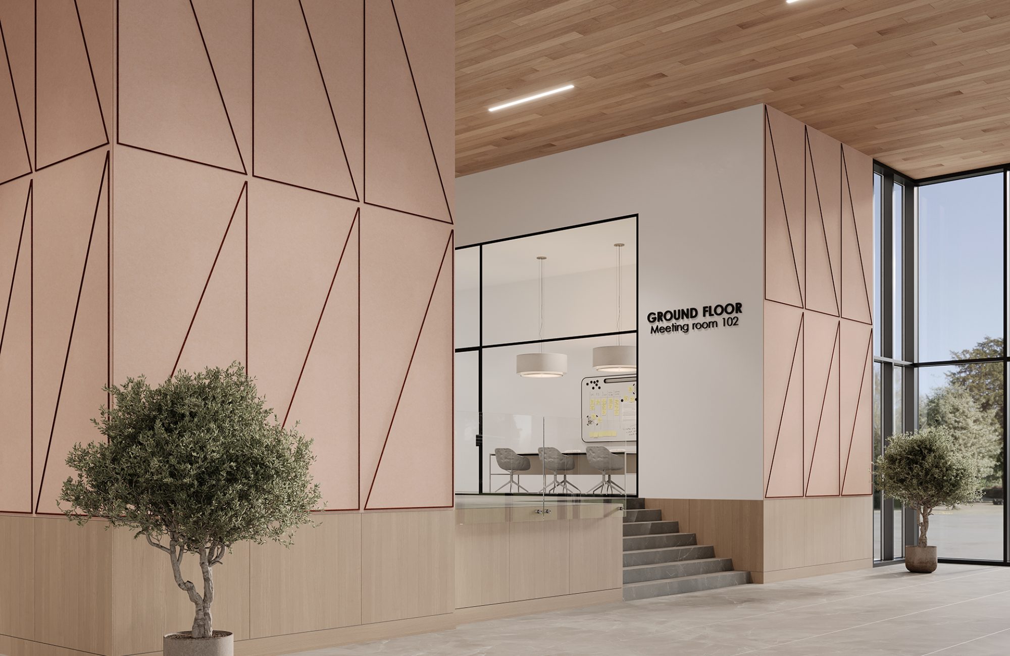 Spine Wall Panels, Cleave | Valentine, Peppercorn | Premier Collection