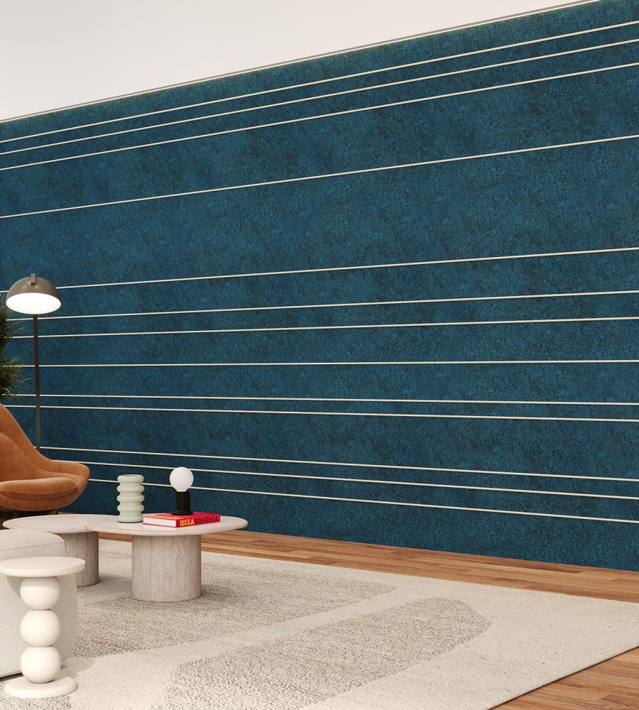 Spine Wall Panels, Bars A | Denim, Pearl | Premier Collection