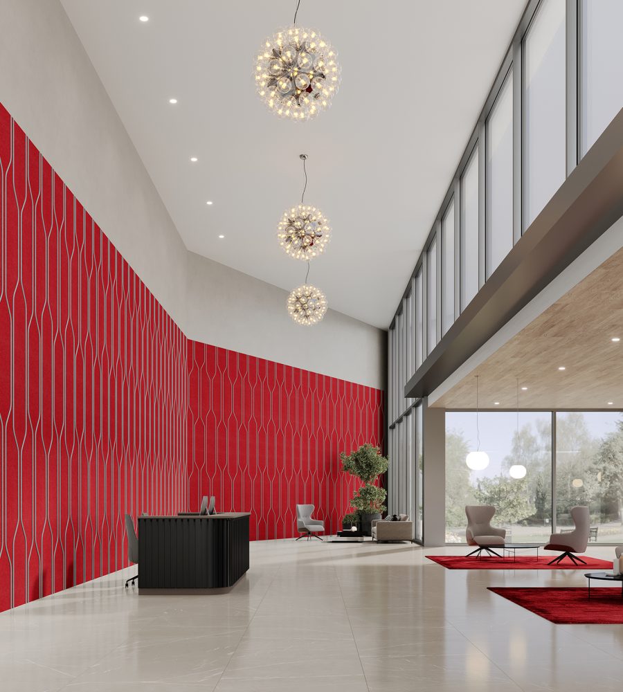 Spine Wall Panels, Pipeline A | Currant, Sea Salt | Premier Collection