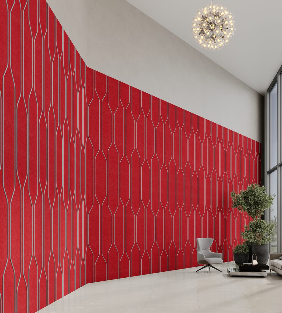 Spine Wall Panels, Pipeline A | Currant, Sea Salt | Premier Collection