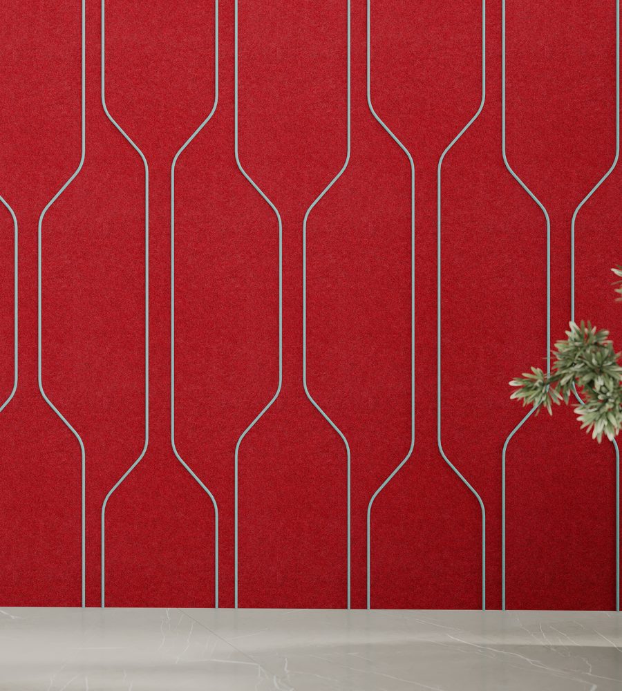 Spine Wall Panels, Pipeline A | Currant, Sea Salt | Premier Collection