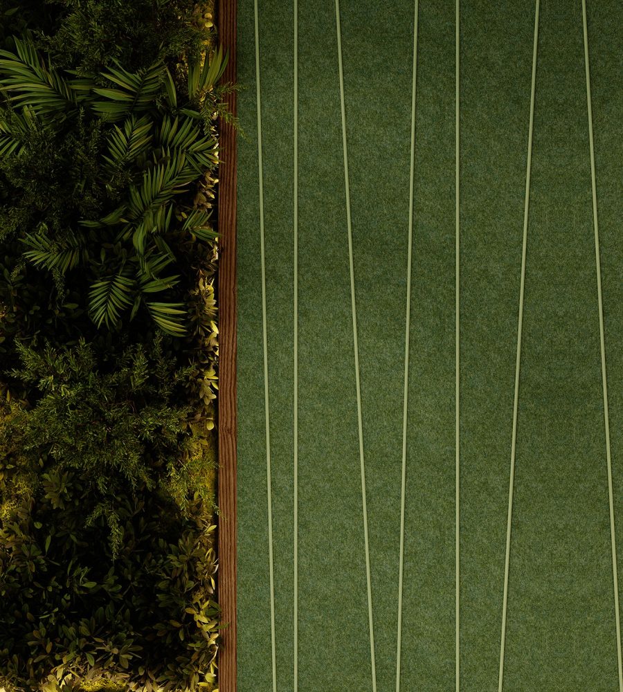 Spine Wall Panels, Stems B | Oregano, Sencha | Premier Collection