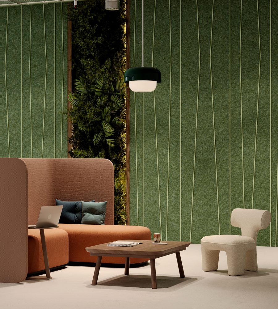 Spine Wall Panels, Stems B | Oregano, Sencha | Premier Collection