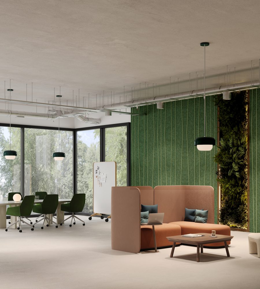Spine Wall Panels, Stems B | Oregano, Sencha | Premier Collection