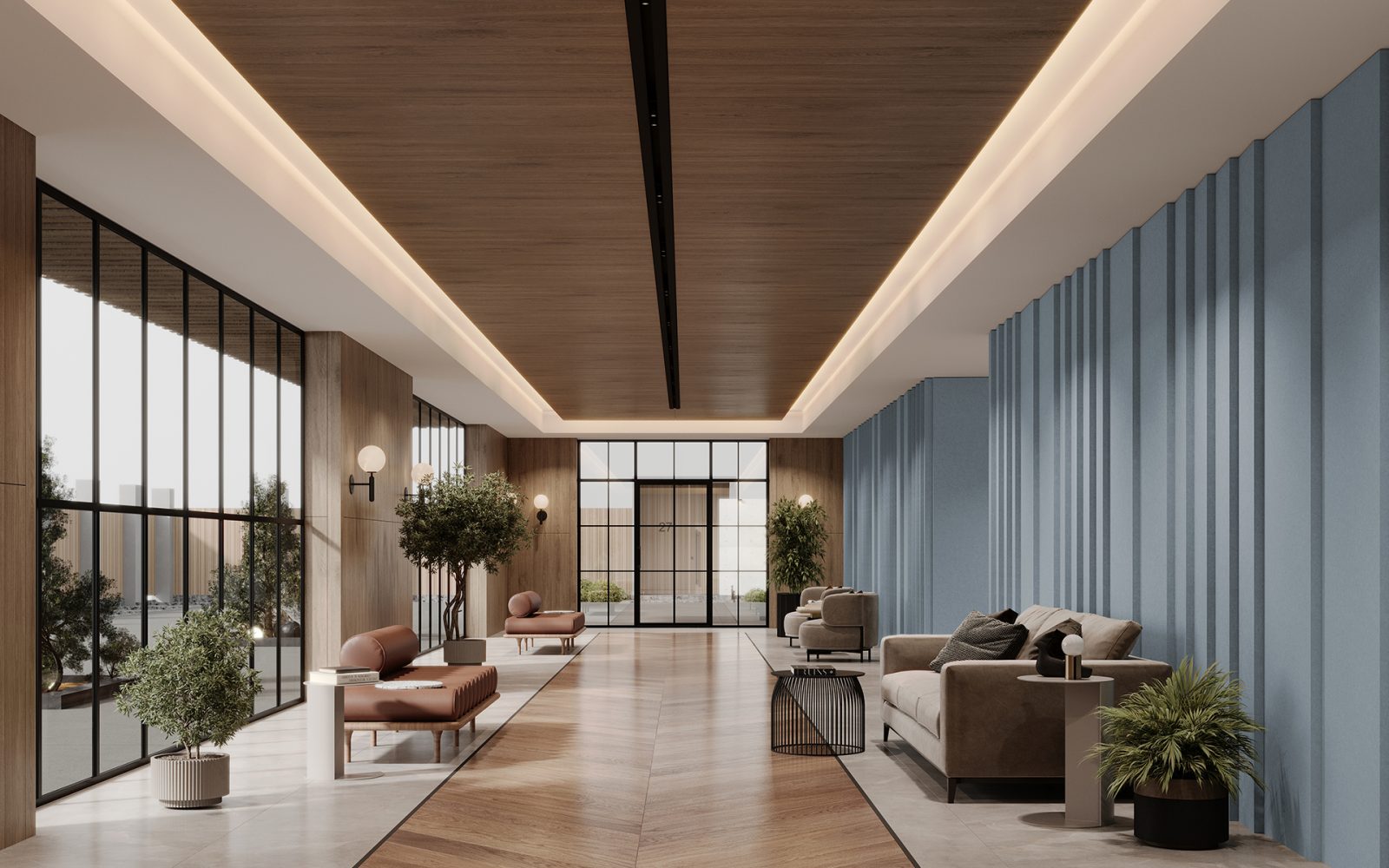 Pleat Wall Panels | Stonewash | Premier Collection