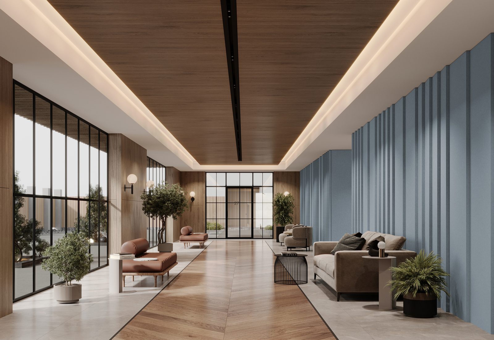 Pleat Panel | Premier Collection | Stonewash