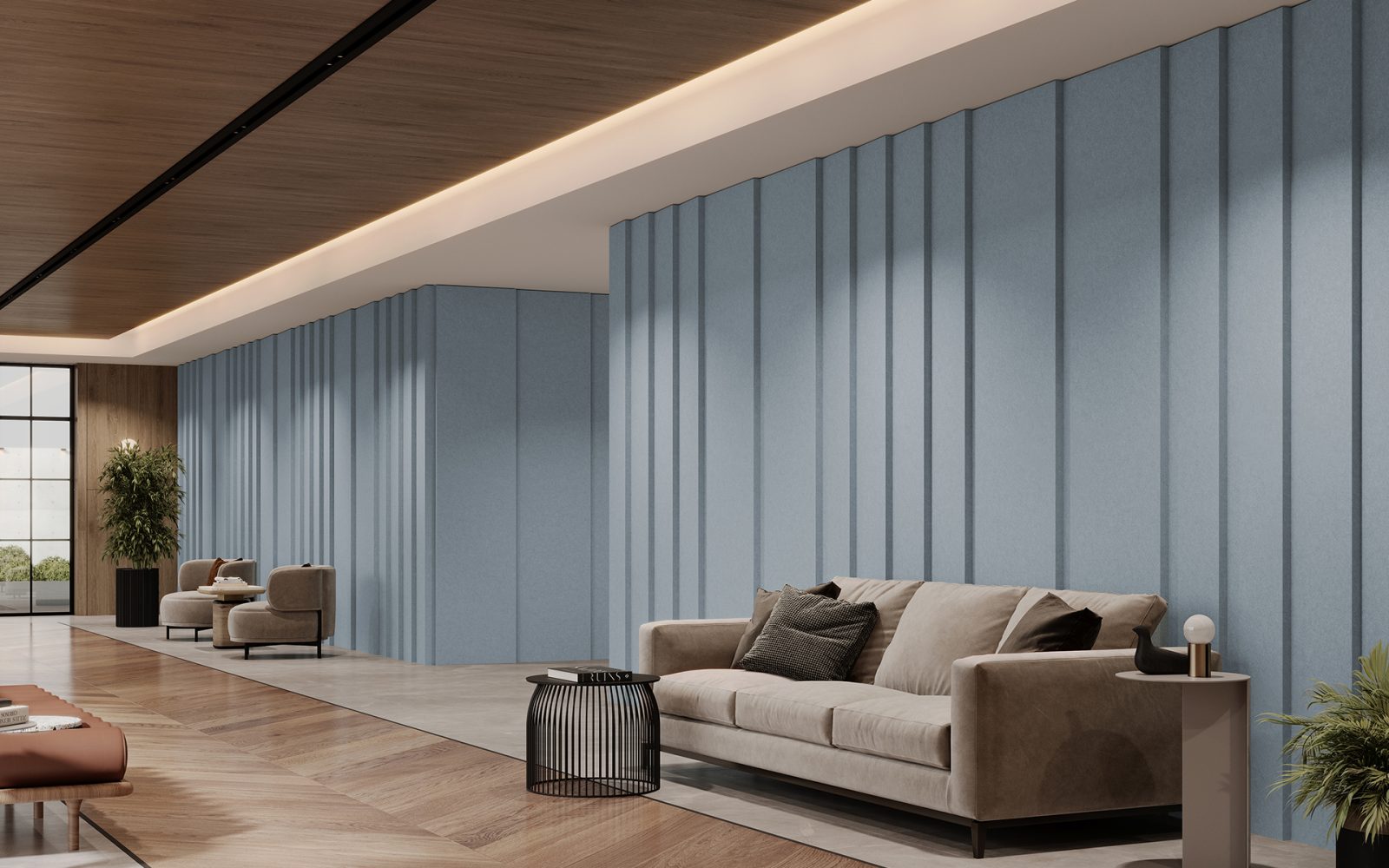 Pleat Wall Panels | Stonewash | Premier Collection