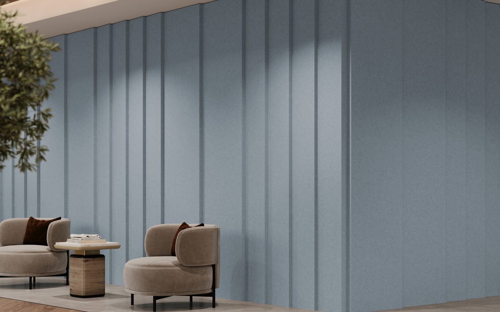 Pleat Wall Panels | Stonewash | Premier Collection