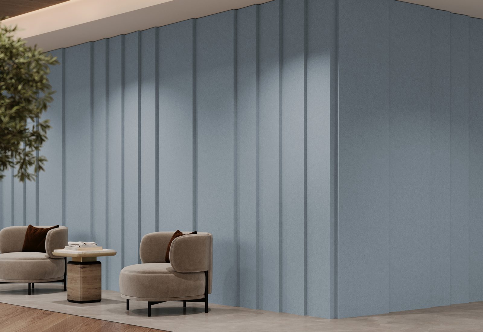 Pleat Panel | Premier Collection | Stonewash