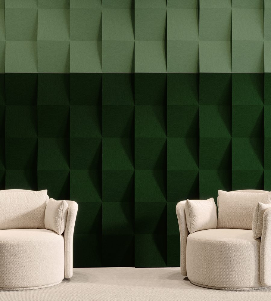 PopUp, Slant Wall Tiles | Sencha, Kale | Premier Collection