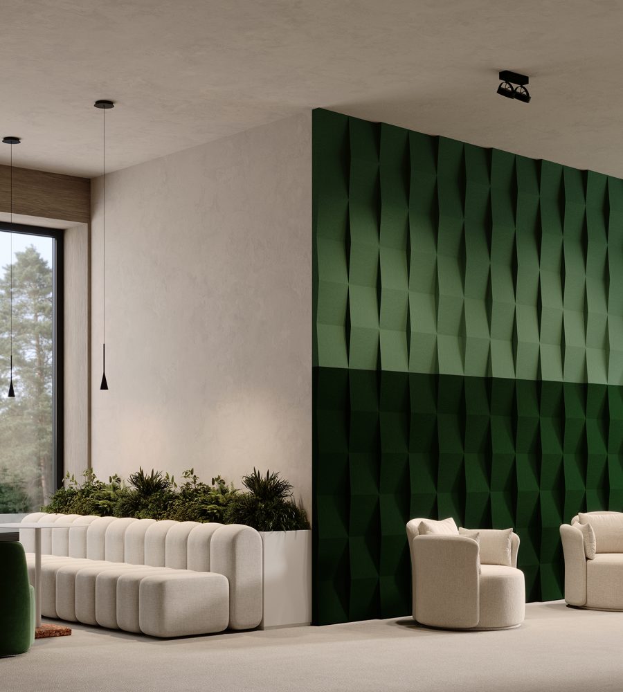 PopUp, Slant Wall Tiles | Sencha, Kale | Premier Collection