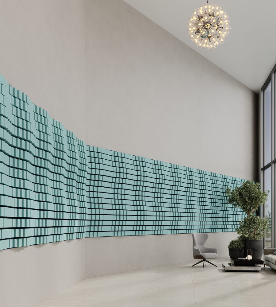 Vista, Oceanic Wall Tiles | Sea Salt, Denim | Premier Collection