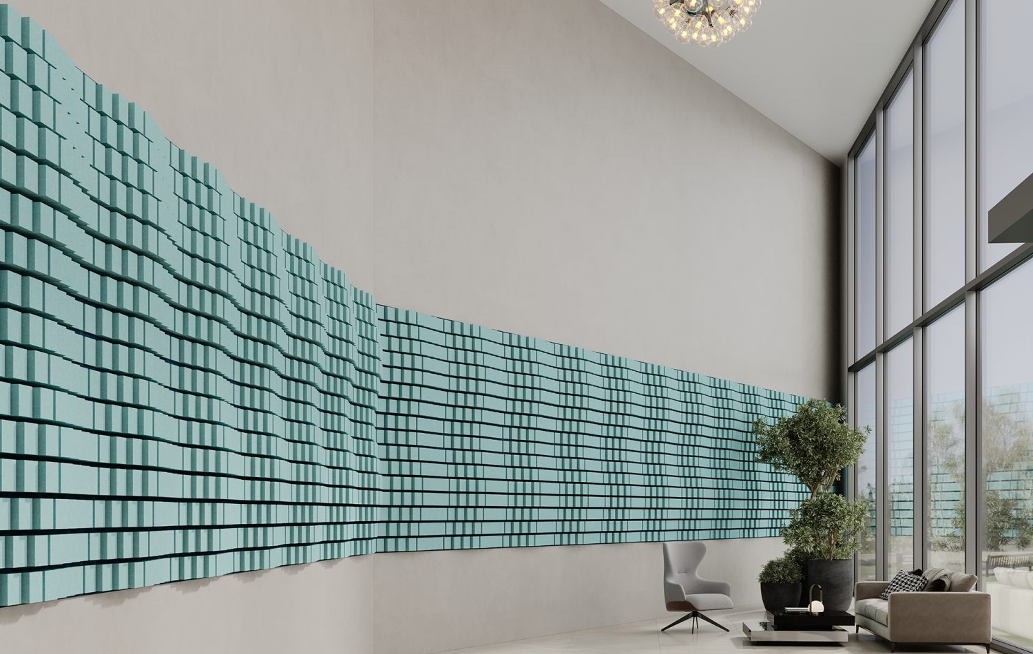 Vista, Oceanic Wall Tiles | Sea Salt, Denim | Premier Collection