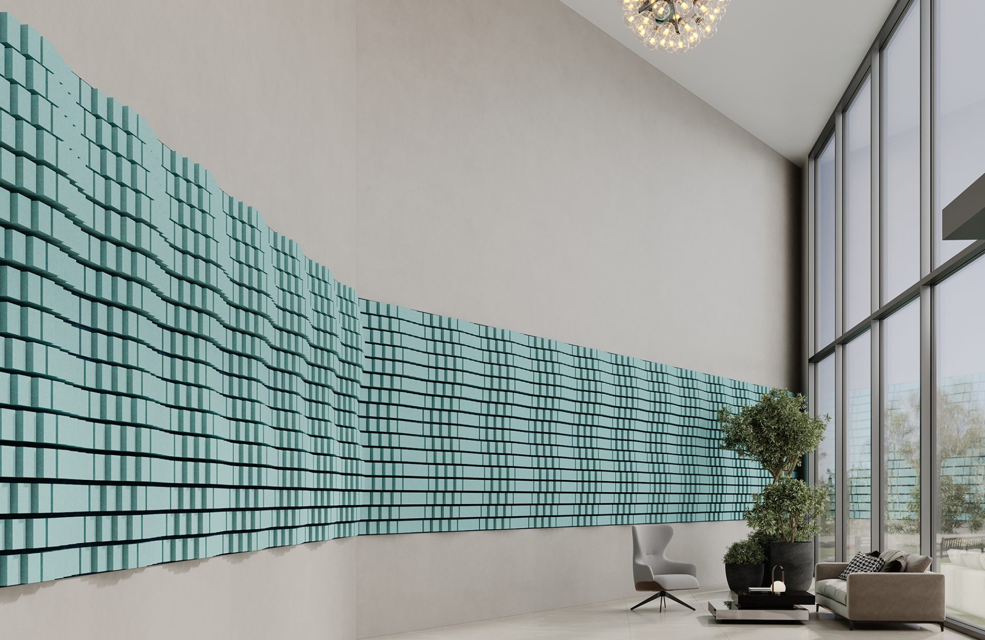 Vista, Oceanic Wall Tiles | Sea Salt, Denim | Premier Collection